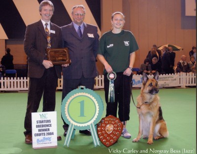 YKC 1st at Crufts 2004